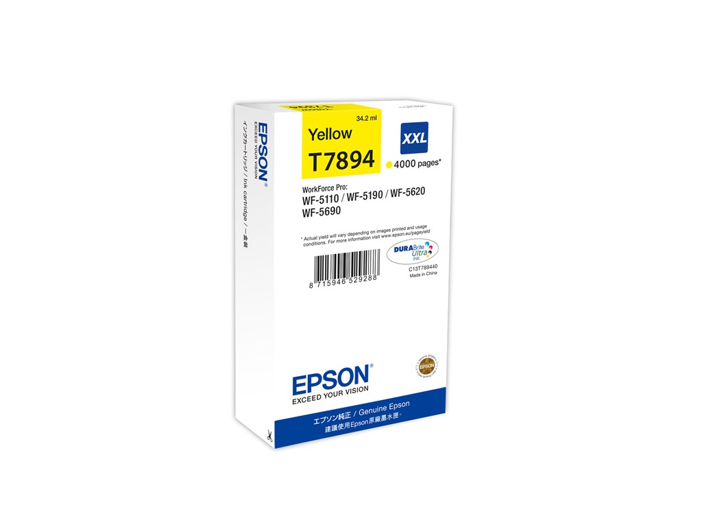 Epson Tintenpatrone, yellow, extra hohe Füllmenge (C13T789440)