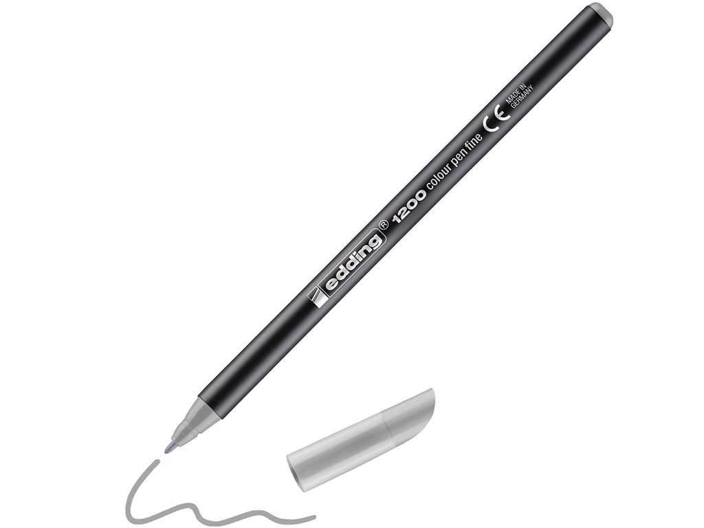 Edding Fineliner 1200 – 10 Stück, 0,5 Mm Spitze, Hellgrün, Wasserbasierte Tinte, Für Schreiben & Zeichnen