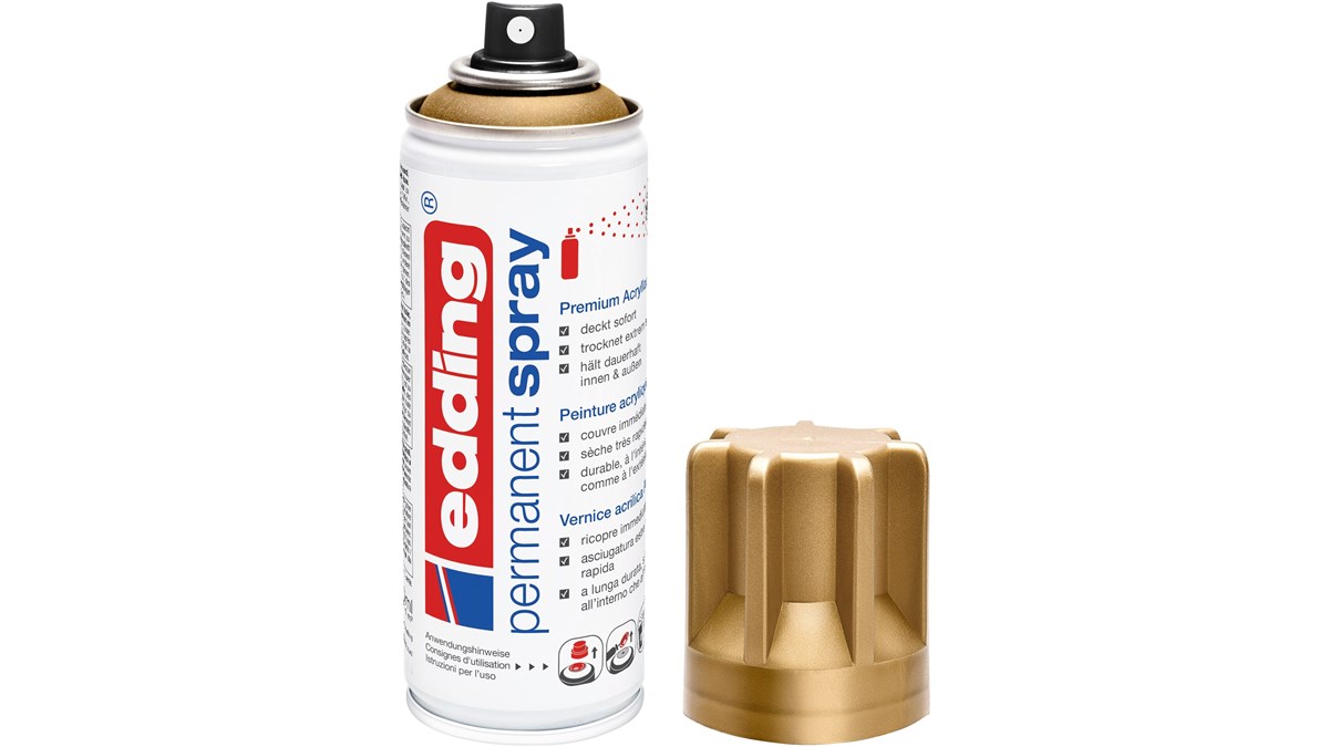 edding 5200 Permanentspray reichgold matt (4-5200924)