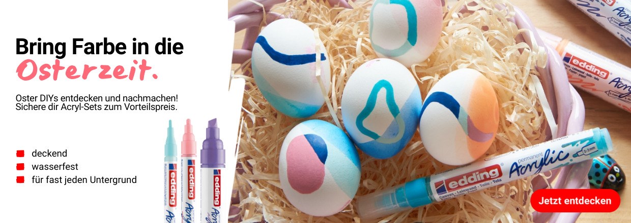 Tolle Osterideen mit Acyrlmarkern