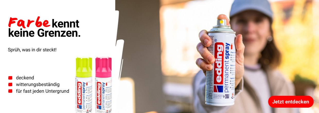 edding Sprays - Farbe ohne Grenzen