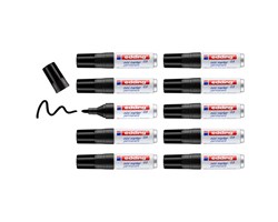 edding 0.5 Permanentmarker schwarz 10er Pack, Rundspitze 1,5-3 mm