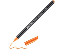 edding 1200 Fasermaler neonorange, Rundspitze 1 mm