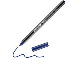 edding 1300 Fasermaler stahlblau, Rundspitze 2 mm