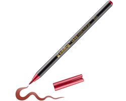 edding 1340 Pinselstift rot metallic, Pinselspitze 1-3 mm