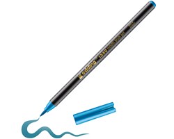edding 1340 Pinselstift blau metallic, Pinselspitze 1-3 mm
