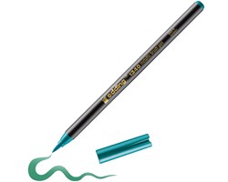 edding 1340 Pinselstift grün metallic, Pinselspitze 1-3 mm