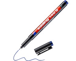 edding 140 S Permanenter Folienschreiber blau, Rundspitze 0,3 mm