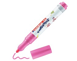 edding 14 FUNTASTICS Kinderfasermaler Rosa, Rundspitze 3 mm