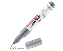 edding 14 FUNTASTICS Kinderfasermaler grau, Rundspitze 3 mm