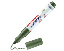 edding 14 FUNTASTICS Kinderfasermaler olivgrün, Rundspitze 3 mm