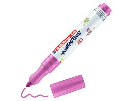 edding 14 FUNTASTICS Kinderfasermaler Himbeer, Rundspitze 3 mm
