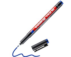 edding 142 M Permanenter Folienschreiber blau, Rundspitze 1 mm