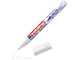 edding 1500 Pastellstift weiß, Rundspitze 1-3 mm