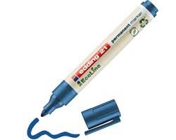 edding 21 EcoLine Permanentmarker blau, Rundspitze 1,5-3 mm