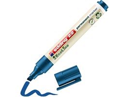 edding 22 EcoLine Permanentmarker blau, Keilspitze 1-5 mm