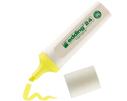 edding 24 EcoLine Textmarker gelb, Keilspitze 2-5 mm
