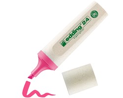 edding 24 EcoLine Textmarker rosa, Keilspitze 2-5 mm