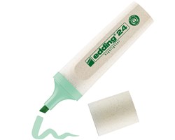 edding 24 EcoLine Pastell Textmarker grün, Keilspitze 2-5 mm