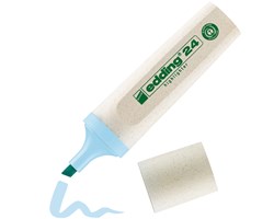 edding 24 EcoLine Pastell Textmarker blau, Keilspitze 2-5 mm