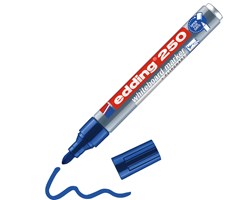 edding 250 Whiteboardmarker blau, Rundspitze 1,5-3 mm