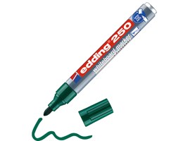 edding 250 Whiteboardmarker grün, Rundspitze 1,5-3 mm