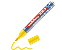 edding 250 Whiteboardmarker gelb, Rundspitze 1,5-3 mm