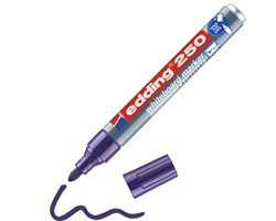 edding 250 Whiteboardmarker violett, Rundspitze 1,5-3 mm
