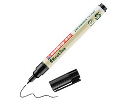 edding 25 EcoLine Permanentmarker schwarz, Rundspitze 1 mm