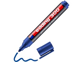 edding 300 Permanentmarker blau, Rundspitze 1,5-3 mm