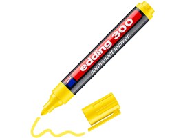 edding 300 Permanentmarker gelb, Rundspitze 1,5-3 mm