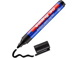 edding 30 Brilliant-Papiermarker schwarz, Rundspitze 1,5-3 mm