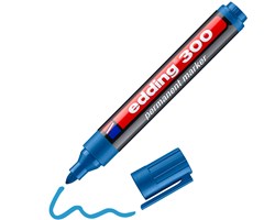 edding 300 Permanentmarker hellblau, Rundspitze 1,5-3 mm