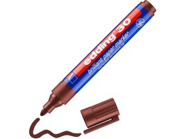 edding 30 Brilliant-Papiermarker braun, Rundspitze 1,5-3 mm