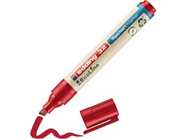 edding 32 EcoLine Flipchartmarker rot, Keilspitze 1-5 mm