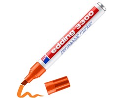 edding 3300 Permanentmarker orange, Keilspitze 1-5 mm