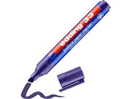 edding 33 Brilliant-Papiermarker violett, Keilspitze 1-5 mm