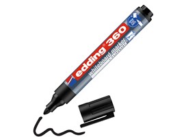 edding 360 Whiteboardmarker schwarz, Rundspitze 1,5-3 mm