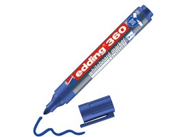edding 360 Whiteboardmarker blau, Rundspitze 1,5-3 mm