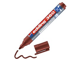 edding 360 Whiteboardmarker braun, Rundspitze 1,5-3 mm