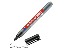 edding 361 Whiteboardmarker schwarz, Rundspitze 1 mm
