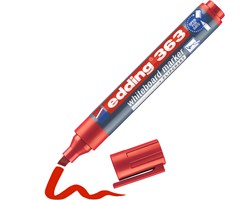 edding 363 Whiteboardmarker rot, Keilspitze 1-5 mm