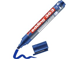 edding 363 Whiteboardmarker blau, Keilspitze 1-5 mm