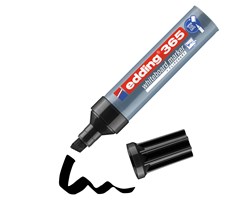 edding 365 Whiteboardmarker schwarz, Keilspitze 2-7 mm