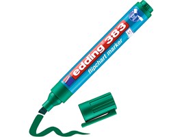 edding 383 Flipchartmarker grün, Keilspitze 1-5 mm