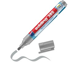 edding 385 Flipchart Effektmarker silbergrau