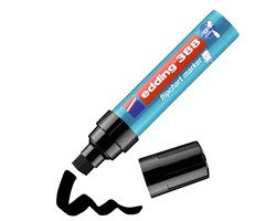 edding 388 Flipchartmarker schwarz, Keilspitze 4-12 mm