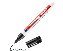 edding 400 Permanentmarker schwarz, Rundspitze 1 mm