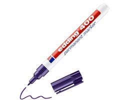 edding 400 Permanentmarker violett, Rundspitze 1 mm