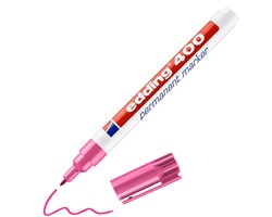 edding 400 Permanentmarker rosa, Rundspitze 1 mm